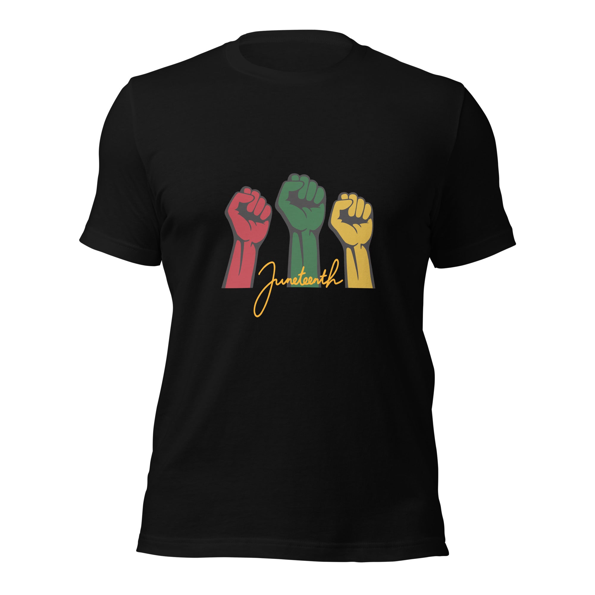 3 Power Fist Juneteenth Unisex t-shirt