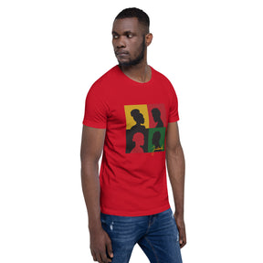 Many Faces Juneteenth Unisex t-shirt