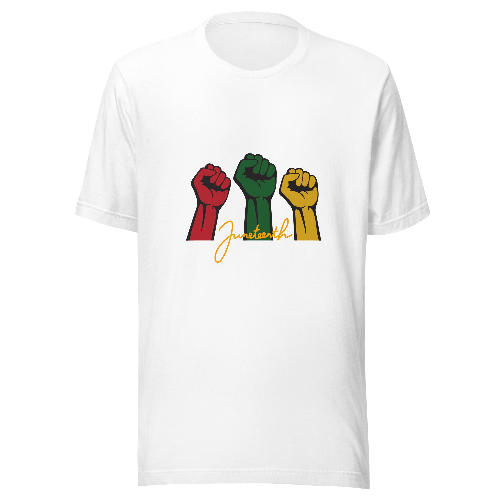 3 Power Fist Juneteenth Unisex t-shirt