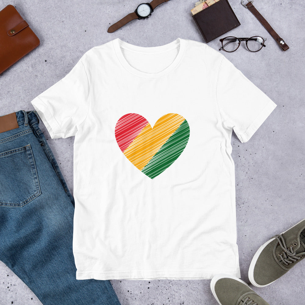 Big Heart for Juneteenth Unisex t-shirt